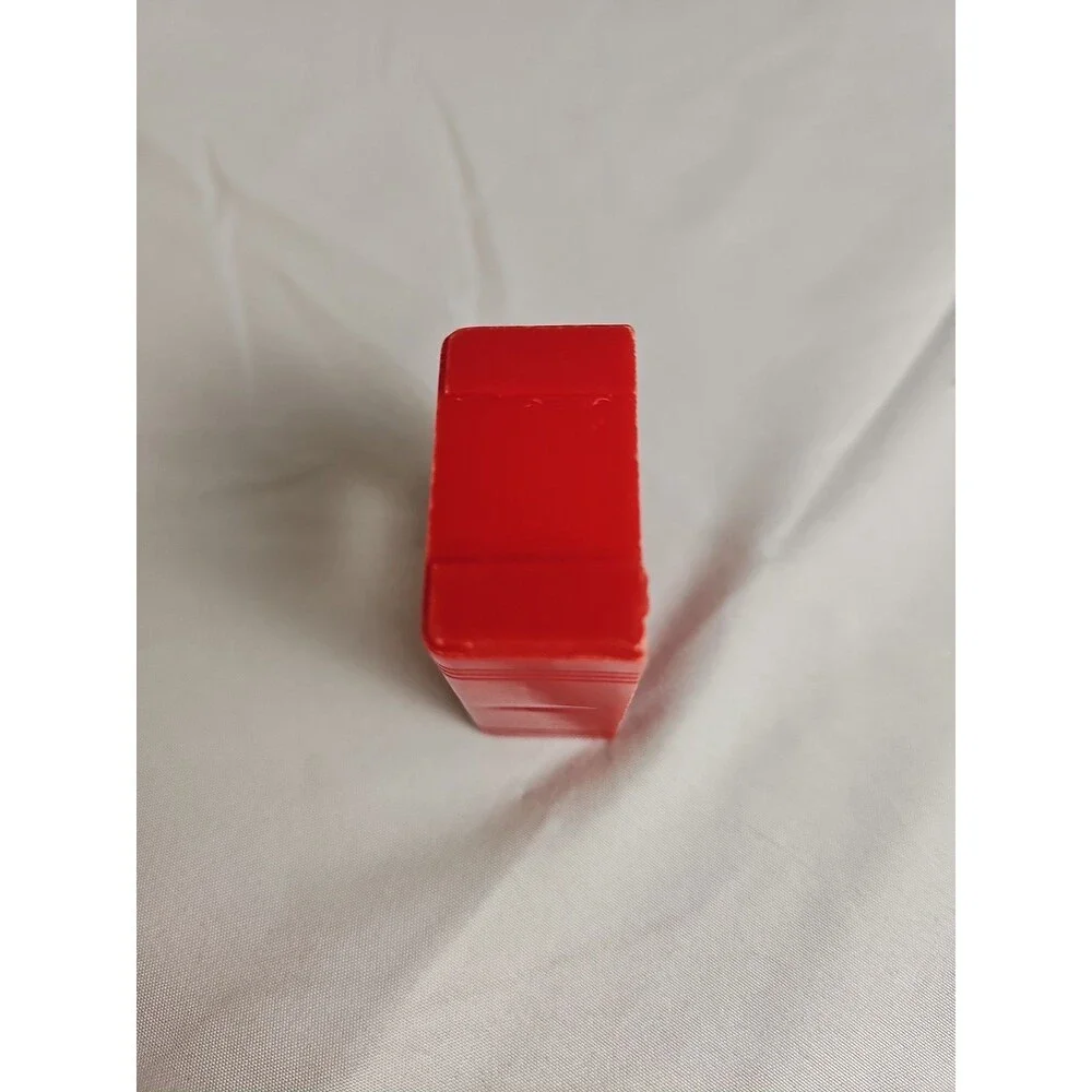 Vintage Renwal Radio Dollhouse Furniture Red with dial Plastic number 18 USA